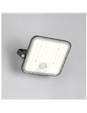 Foco LED de exterior solar ACORA con sensor de movimiento y regulable 18W 2600lm 4000K IP65