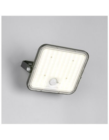 Foco LED de exterior solar ACORA con sensor de movimiento y regulable 18W 2600lm 4000K IP65