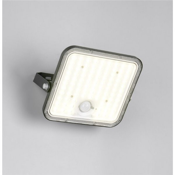 Foco LED de exterior solar ACORA con sensor de movimiento y regulable 18W 2600lm 4000K IP65