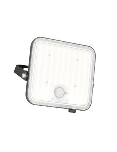 Foco LED de exterior solar ACORA con sensor de movimiento y regulable 18W 2600lm 4000K IP65