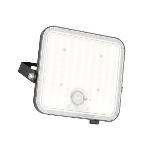 Foco LED de exterior solar ACORA con sensor de movimiento y regulable 18W 2600lm 4000K IP65