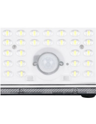 Foco LED de exterior solar ACORA con sensor de movimiento y regulable 18W 2600lm 4000K IP65