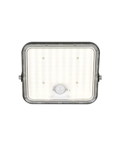 Foco LED de exterior solar ACORA con sensor de movimiento y regulable 18W 2600lm 4000K IP65