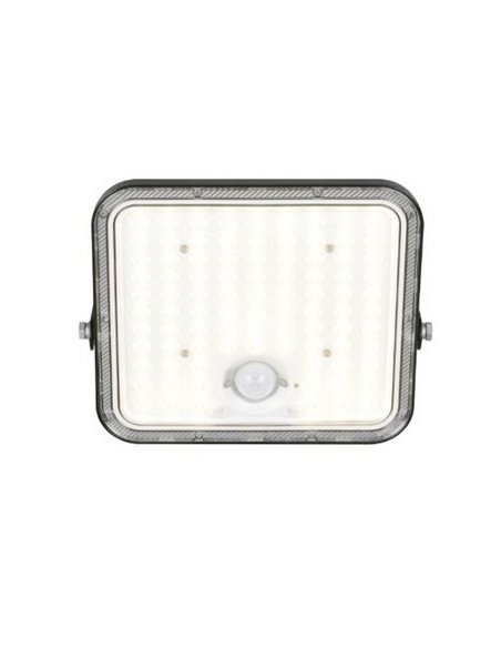 Foco LED de exterior solar ACORA con sensor de movimiento y regulable 18W 2600lm 4000K IP65