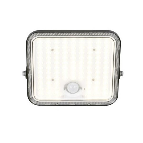Foco LED de exterior solar ACORA con sensor de movimiento y regulable 18W 2600lm 4000K IP65