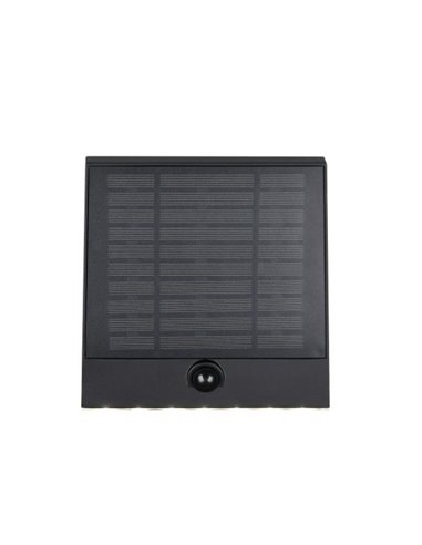 Aplique de pared exterior solar y batería ALVORADA recargable y regulable 6W 600lm 4000K IP44