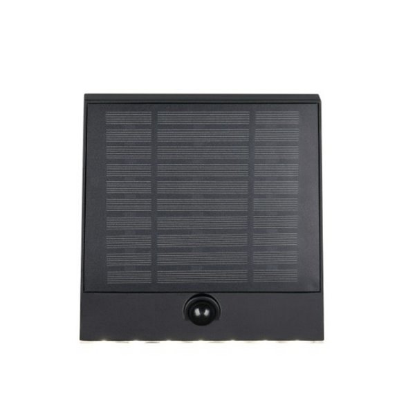 Aplique de pared exterior solar y batería ALVORADA recargable y regulable 6W 600lm 4000K IP44