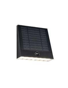 Aplique de pared exterior solar y batería ALVORADA recargable y regulable 6W 600lm 4000K IP44