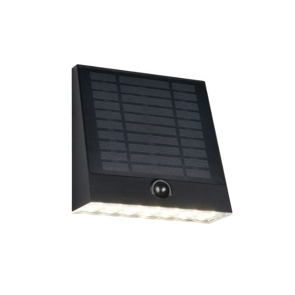 Aplique de pared exterior solar y batería ALVORADA recargable y regulable 6W 600lm 4000K IP44