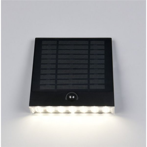 Aplique de pared exterior solar y batería ALVORADA recargable y regulable 6W 600lm 4000K IP44
