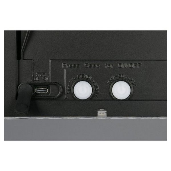 Luminária de parede externa ALVORADA recarregável e regulável, alimentada por energia solar e bateria, 6 W, 600 lm, 4000 K, IP44