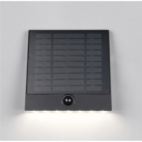 Aplique de pared exterior solar y batería ALVORADA recargable y regulable 6W 600lm 4000K IP44