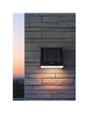 Aplique de pared exterior solar y batería ALVORADA recargable y regulable 6W 600lm 4000K IP44