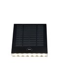 Luminária de parede externa ALVORADA recarregável e regulável, alimentada por energia solar e bateria, 6 W, 600 lm, 4000 K, IP44