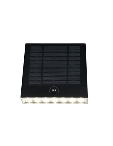 Applique murale d'extérieur solaire et à piles rechargeable et dimmable ALVORADA, 6W, 600lm, 4000K, IP44