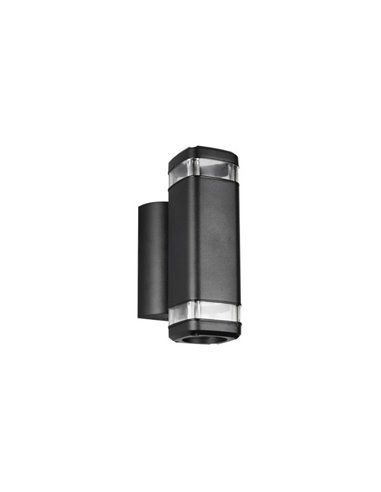 Aplique de pared BARCELOS para exterior, efecto luz arriba y abajo bombilla excl. 2x GU10 max. 10W IP44