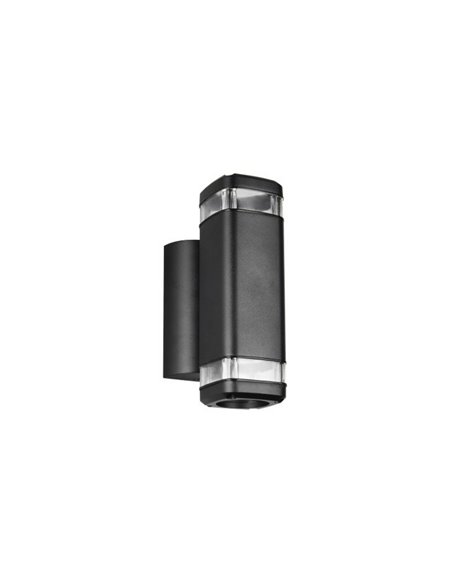 Luminária de parede externa BARCELOS, efeito de luz para cima e para baixo, lâmpada excl. 2x GU10 máx. 10 W IP44