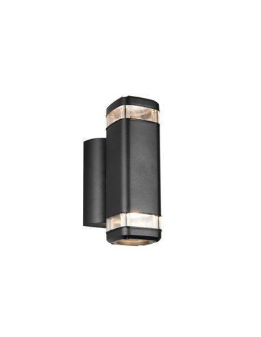 Aplique de pared BARCELOS para exterior, efecto luz arriba y abajo bombilla excl. 2x GU10 max. 10W IP44