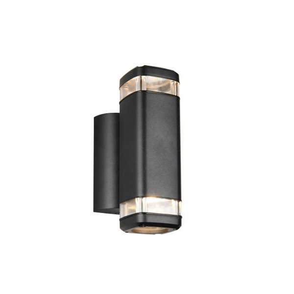 Aplique de pared BARCELOS para exterior, efecto luz arriba y abajo bombilla excl. 2x GU10 max. 10W IP44