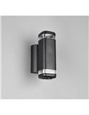 Aplique de pared BARCELOS para exterior, efecto luz arriba y abajo bombilla excl. 2x GU10 max. 10W IP44
