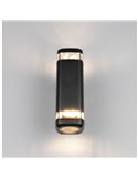 Aplique de pared BARCELOS para exterior, efecto luz arriba y abajo bombilla excl. 2x GU10 max. 10W IP44