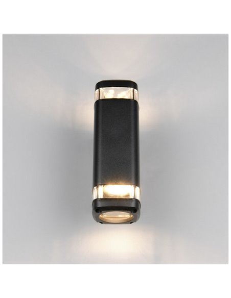 Aplique de pared BARCELOS para exterior, efecto luz arriba y abajo bombilla excl. 2x GU10 max. 10W IP44