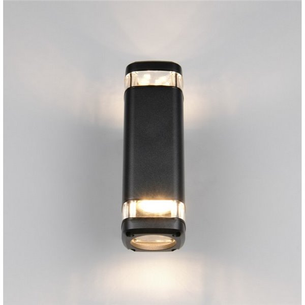 Aplique de pared BARCELOS para exterior, efecto luz arriba y abajo bombilla excl. 2x GU10 max. 10W IP44