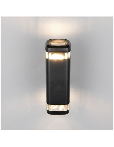 Aplique de pared BARCELOS para exterior, efecto luz arriba y abajo bombilla excl. 2x GU10 max. 10W IP44