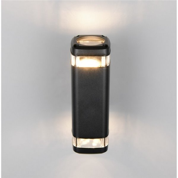 Aplique de pared BARCELOS para exterior, efecto luz arriba y abajo bombilla excl. 2x GU10 max. 10W IP44