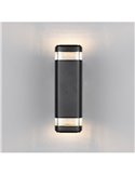 Aplique de pared BARCELOS para exterior, efecto luz arriba y abajo bombilla excl. 2x GU10 max. 10W IP44