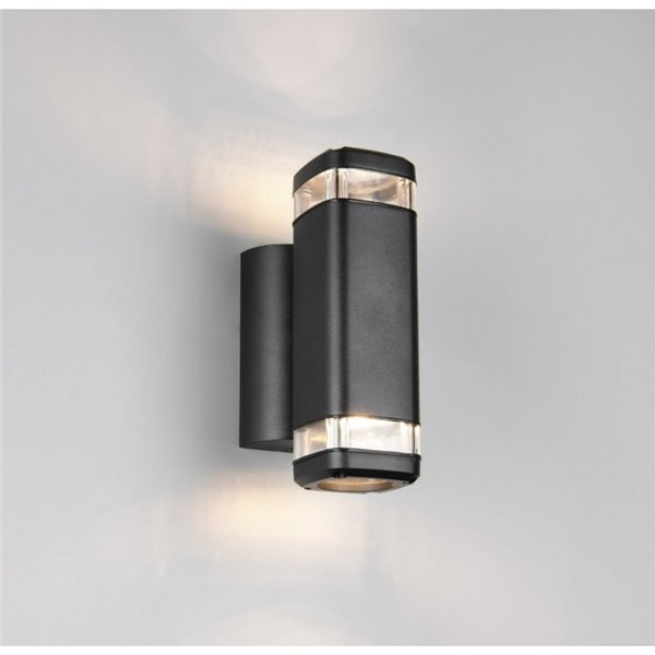 Aplique de pared BARCELOS para exterior, efecto luz arriba y abajo bombilla excl. 2x GU10 max. 10W IP44
