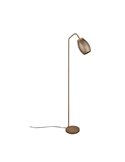 Lampadaire BIDAR avec interrupteur à pédale, ampoule exclue. 1x E27 max. 10W IP20 Marron