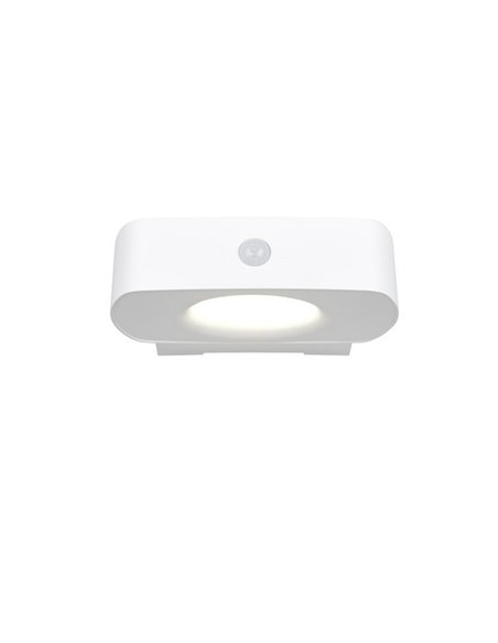 Aplique de pared LED para exterior, solar y batería BILBAO 6W 700lm, 4000K IP44 Blanco
