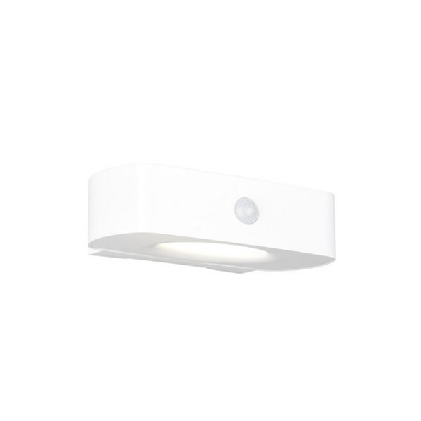 Aplique de pared LED para exterior, solar y batería BILBAO 6W 700lm, 4000K IP44 Blanco