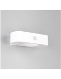 Aplique de pared LED para exterior, solar y batería BILBAO 6W 700lm, 4000K IP44 Blanco