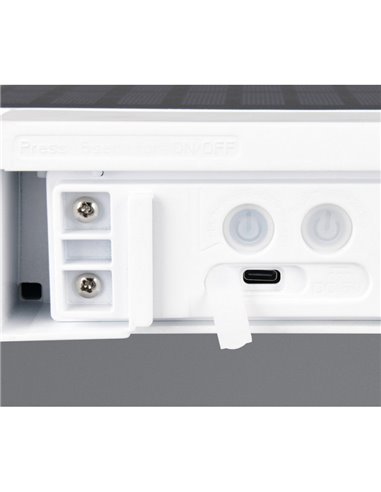 Aplique de pared LED para exterior, solar y batería BILBAO 6W 700lm, 4000K IP44 Blanco