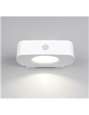Aplique de pared LED para exterior, solar y batería BILBAO 6W 700lm, 4000K IP44 Blanco