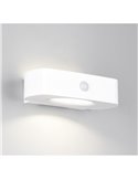 Aplique de pared LED para exterior, solar y batería BILBAO 6W 700lm, 4000K IP44 Blanco