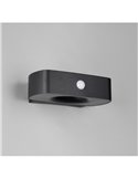 Aplique LED de pared para exterior, carga solar y batería BILBAO 6W 700lm, 4000K IP44 Negro