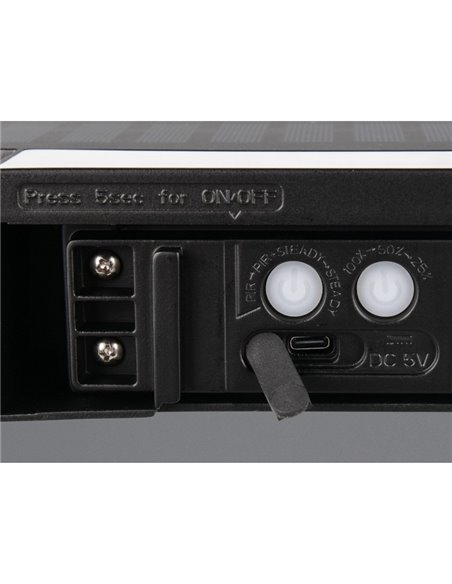 Applique murale d'extérieur LED BILBAO 6W 700lm, 4000K IP44 Noir, alimentée par énergie solaire et batterie