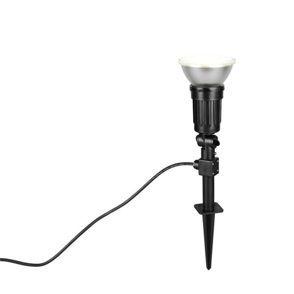 Estaca de chão LED para exterior CACERES, holofote ajustável incl. 1x E27, 15W 1500lm, 4000K IP44