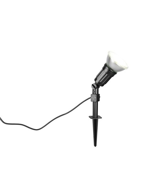 CACERES Spot LED d'extérieur à piquet, spot réglable incl. 1x E27, 15W 1500lm, 4000K IP44