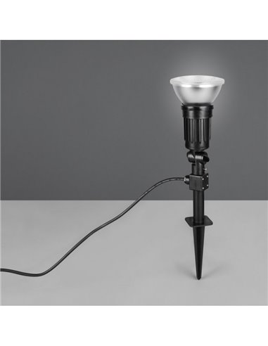 Piqueta LED para suelo exterior CACERES foco orientable incl. 1x E27, 15W 1500lm, 4000K IP44