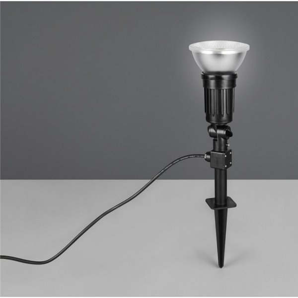 Estaca de chão LED para exterior CACERES, holofote ajustável incl. 1x E27, 15W 1500lm, 4000K IP44