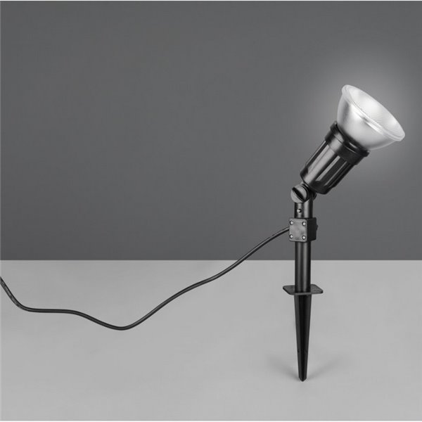 Estaca de chão LED para exterior CACERES, holofote ajustável incl. 1x E27, 15W 1500lm, 4000K IP44