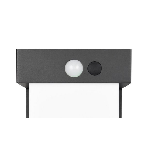 Aplique de pared LED exterior COLOMBO solar, luz ajustable  5,5W 650lm, 4000K IP44 Negro
