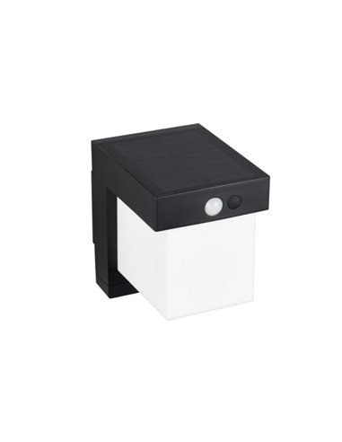 Aplique de pared LED exterior COLOMBO solar, luz ajustable  5,5W 650lm, 4000K IP44 Negro