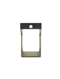 Aplique de pared LED exterior COLOMBO solar, luz ajustable  5,5W 650lm, 4000K IP44 Negro
