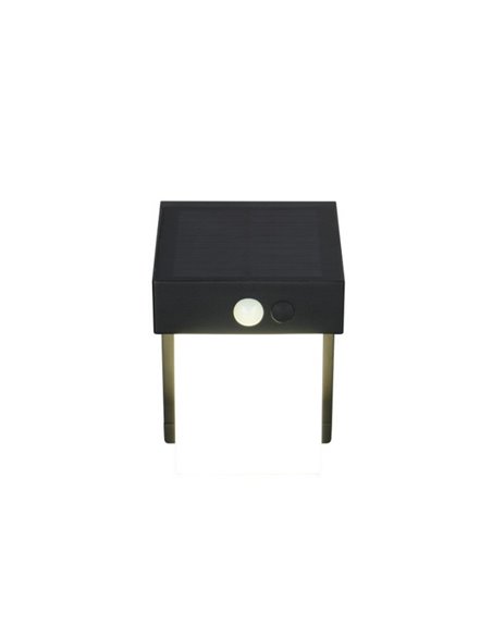 Aplique de pared LED exterior COLOMBO solar, luz ajustable  5,5W 650lm, 4000K IP44 Negro