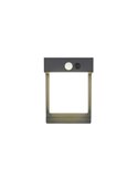 Aplique de pared LED exterior COLOMBO solar, luz ajustable  5,5W 650lm, 4000K IP44 Negro